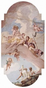 Sebastiano Ricci: Commiato di Venere da Adone, 1707, Firenze, Palazzo Pitti.